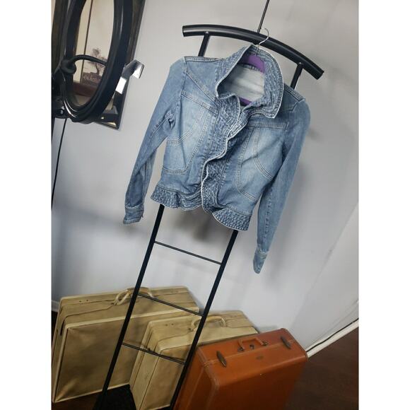 Dinior Raptas Denim Jean Jacket Small - Picture 2 of 3